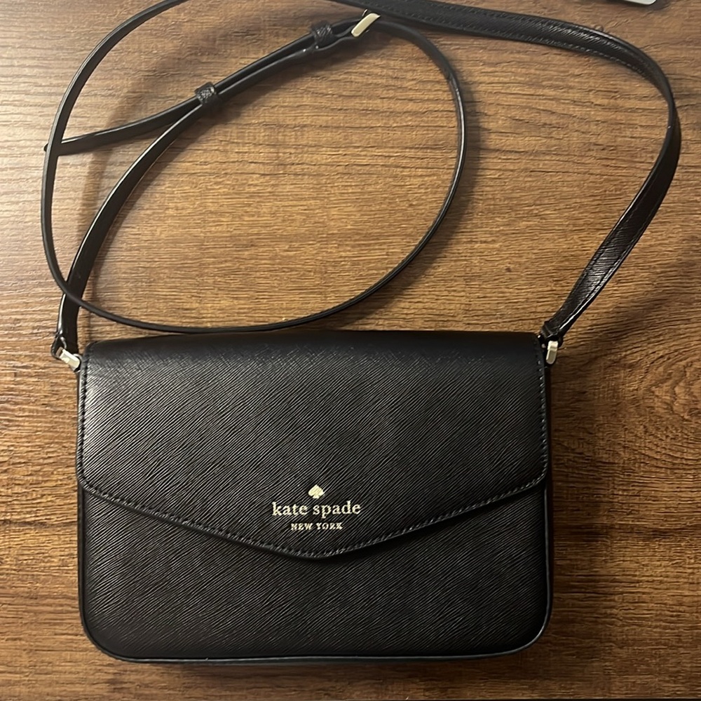 Kate Spade Sadie Envelope Crossbody - black